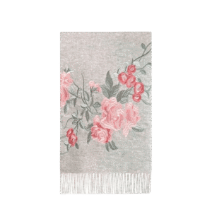 Embroidery 100% Pure Cashmere Scarf Soft and Warm 200x70 cm
