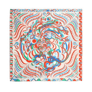 14 Momme Silk Crepe Satin Square Silk Scarf 90x90 cm