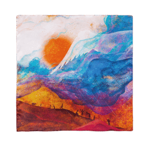 Mulberry Silk Resilience Square Silk Scarf Let Dreams Lead 53x53cm