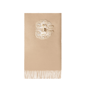 Handcrafted Embroidery Premium 100% Wool Scarf Shawl Beaded Fringe 180x30cm