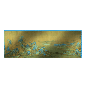 Mulberry Silk Chinese Painting Design Long Scarf 176x52cm