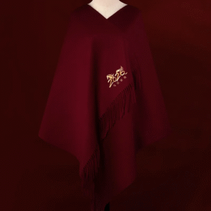Luxury Embroidered Wool Cashmere Scarf – 2026 Galloping Grace